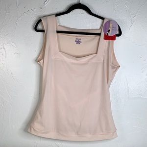 Spank Hide & Sleek shaper under top / tank top Chemise Nude size 1X or SZ 14 NWT